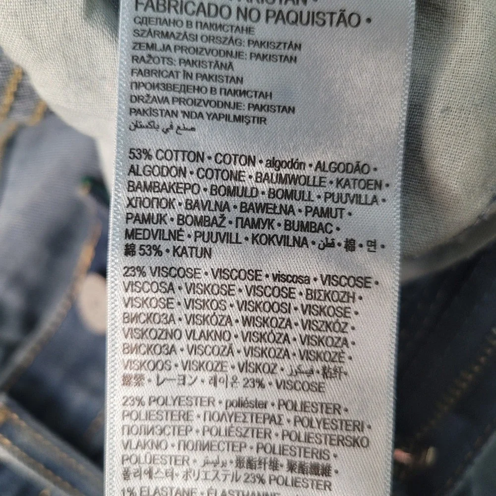 Levis 511 Slim Fit Jeans Boys Size 14 Regular Medium Wash Blue Denim 27x29